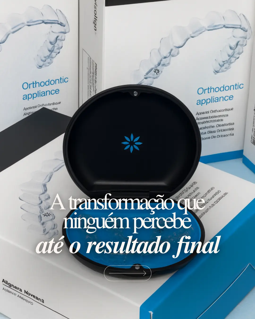 Arte pronta de Invisalign do pacote Posts Invisalign